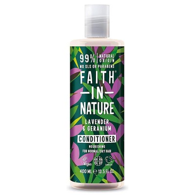 Balsam Natural Nutritiv cu Lavanda si Muscata pentru Par Normal si Uscat 400 mililitri Faith In Nature foto