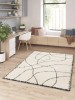 Covor Belgian, Gent 51493, Crem/Negru, Diverse Dimensiuni - 200x290 cm