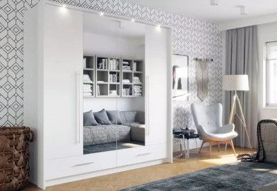 Dressing Felix alb 209 cm/ 221 h/ 67 cm adancime foto