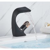Baterie lavoar alama sanitara, negru mat, OD 2055