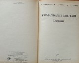 C. Cazanisteanu, V. Zodian - Comandanti militari Dictionar