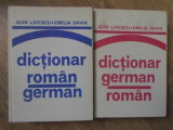 DICTIONAR ROMAN-GERMAN SI GERMAN-ROMAN-JEAN LIVESCU, EMILIA SAVIN