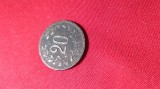 MONEDA 20 HELLER 1917 AUSTRIA CAROL I WW1 FIER