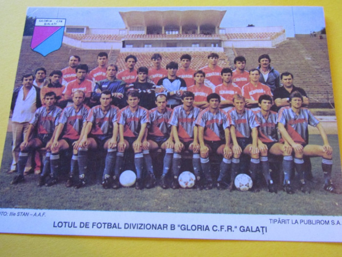 Foto - lotul de fotbal - GLORIA CFR GALATI