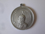 Medalie aluminiu Germania:Manevrele Militare Imperiale 1909,diametrul=37 mm, Europa