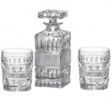 Set Pahare Whisky cu Decantor,240 ml Cristal Bohemia Brittany