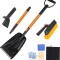 Unelte Dezapezire, Lopata, Racleta, Perie + Manusi, Laveta si Husa, Maner Extensibil Set 3 in 1 - CN