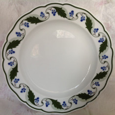 Farfurie vintage, portelan ultrafin, Meissen -