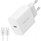 Incarcator Retea Cu Cablu USB-C Blavec BC-14, 30W, 3A, 1 x USB-C, Alb