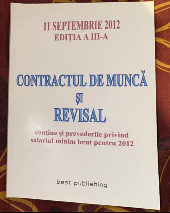 Contractul de munca si Revisal