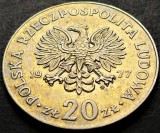 Moneda 20 ZLOTI - POLONIA, anul 1977 *cod 532 - Marceli Nowotko, Europa