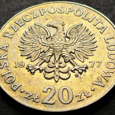 Moneda 20 ZLOTI - POLONIA, anul 1977 *cod 532 - Marceli Nowotko