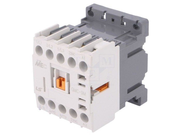 Contactor 3P 9A 230VAC IP20