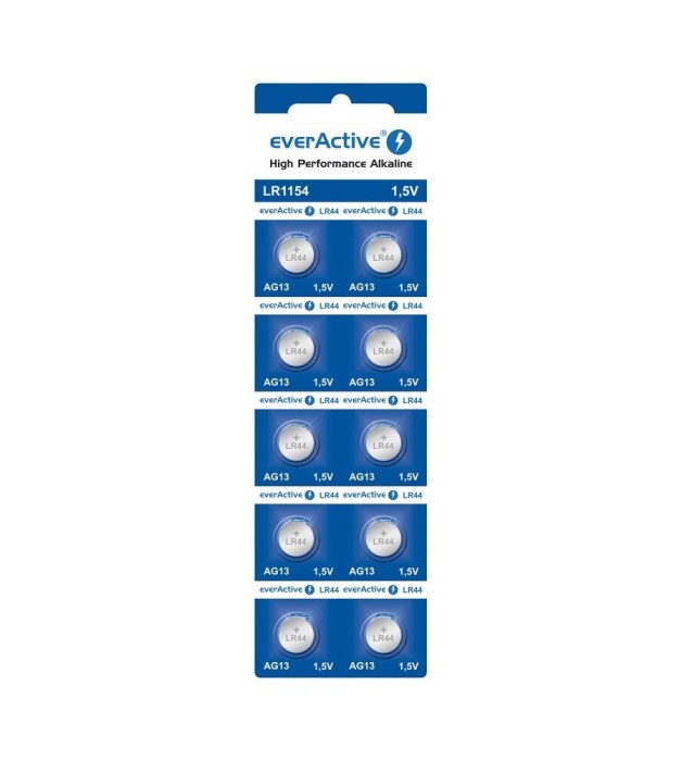everActive AG13 G13 LR1154 LR44 1.5v baterie alcalina plata-Conținutul pachetului 1x Blister