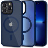 Husa Tech-Protect Magmat MagSafe pentru Apple iPhone 14 Pro Max Mat Albastru, Silicon, Carcasa