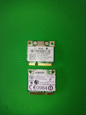 Placa wireless wlan mini PCI-e half Broadcom BCM94312HMG 802.11b/g foto
