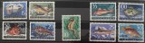 PC234 - Iugoslavia 1956 Fauna marina/ Pesti, serie MNH, 9v