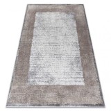 Covor NOBLE modern 9730 67 Cadru vintage - structural două niveluri cremă / bej, 180x270 cm, Dreptunghi, Poliester