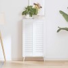 Uși Dulap Lemn Masiv Pin Alb 99x29.5cm vidaXL 2 buc Design Lambriu &Icirc;nlocuire Mobilier Bucătărie Baie Pantofi Sifonier Biblioteca