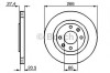 Disc frana PEUGEOT 306 Hatchback (7A, 7C, N3, N5) (1993 - 2003) BOSCH 0 986 479 B27