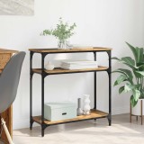 vidaXL Masă de consolă Lemn Vechi 75 x 29 x 75 cm Lemn compozit 882202