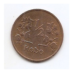 Nigeria ½ Kobo 1973 - Bronz, 21.5 mm KM-7 (4)