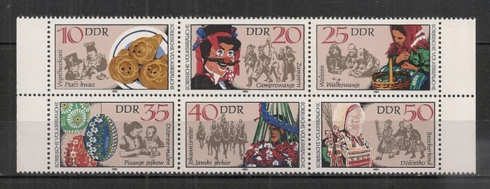 D.D.R.1982 Povesti populare bloc 6 SD.484