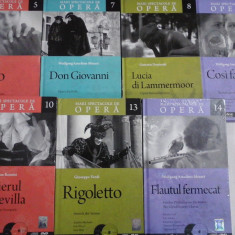 7 volume din seria "Mari Spectacole de Opera " ( carte + Cd + DVD )- Editura Adevarul, 2010