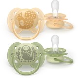 Philips Avent Ultrasoft SCF091/46 6-18 m suzetă Neutral 2 buc
