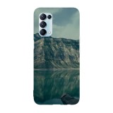 Husa compatibila cu Oppo A74 5G model Vulcanic lake, Silicon, TPU, Viceversa, Transparent, Carcasa