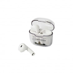 Casti In-Ear wireless TWS, Esperanza Anthe, Bluetooth v.5.3, cu statie de incarcare, 95996, albe foto