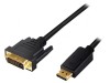 Cablu DisplayPort 1.2 la DVI-D, 1m