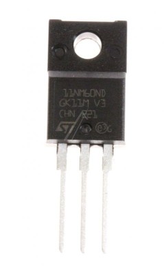 11NM60ND TRANZISTOR MOSFET,N TO-220FP TIP:STF11NM60N STF11NM60ND STMICROELECTRONICS foto