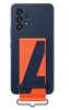Galaxy A53 (5G); Silicone Cover with Strap; Navy &quot;EF-GA536TNEGWW&quot;, Albastru, Silicon, Samsung