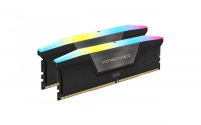 Memorie RAM Corsair Vengeance RGB 32GB DDR5 6400MHz CL32 Kit of 2 foto