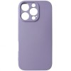 Husa silicon TPU Matte mov deschis pentru Apple iPhone 16 Pro