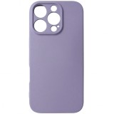 Husa silicon TPU Matte mov deschis pentru Apple iPhone 16 Pro