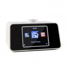 Auna I-snooze, alb, radio prin internet, WLAN, USB, AUX, &amp;amp;quot;ecran color TFT de 3.2&amp;amp;quot; foto