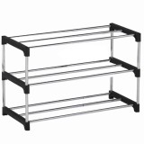 Cumpara ieftin Pantofar crom negru Montego 80x31x49.5 cm