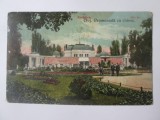 Cluj Napoca-Promenada cu chiosc,carte postala circulata 1924, Printata