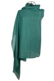 Esarfa dama uni 25V, verde prafuit 180 x 95 cm, Marime universala