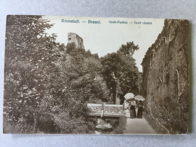 Carte poștală Brașov, 1913 - Graft. foto