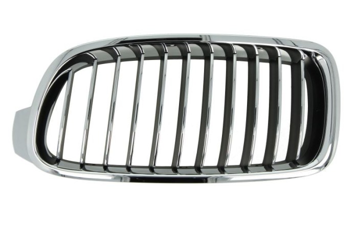 Grila radiator Bmw Seria 3 (F30/F31), 01.2012-12.2019 Model LUXURY, partea stanga, 51137263481, 20D105-5, (fara model GT)
