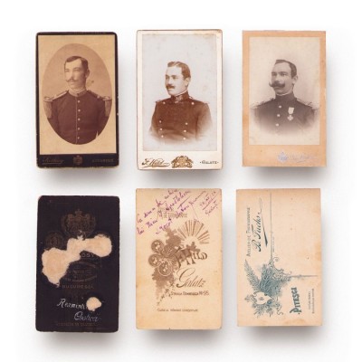 Primul Război Mondial, colecție de zece fotografii, diverse ateliere foto