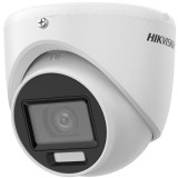 Camera de supraveghere Turret 4K Hikvision DS-2CE76U0T-LMF(2.8MM), lentila fixa 2.8mm, iluminare min: 0.01 Lux (F1.6, AGC ON), 0 Lux cu lumina alba: 2