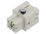 Conector HDC inserturi contact mamă EPIC H-A 4 pini 10A LAPP