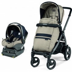 Carucior 2 in 1 Peg Perego Book 51 S Titania i-Size Luxe Ecru 0 - 22 kg