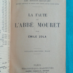 Emile Zola – La faute de L abbe Mouret ( 1911 )