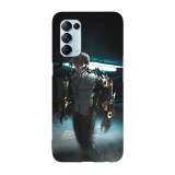 Husa compatibila cu Oppo A72, Viceversa, model Genos One Punch Man, Silicon, TPU, Transparent, Carcasa