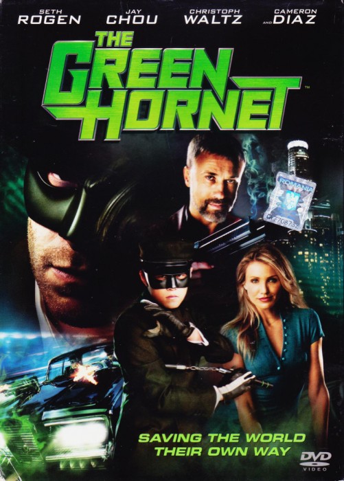 DVD Film: The Green Hornet ( supracoperta; subtitrare romana; vezi descrierea )